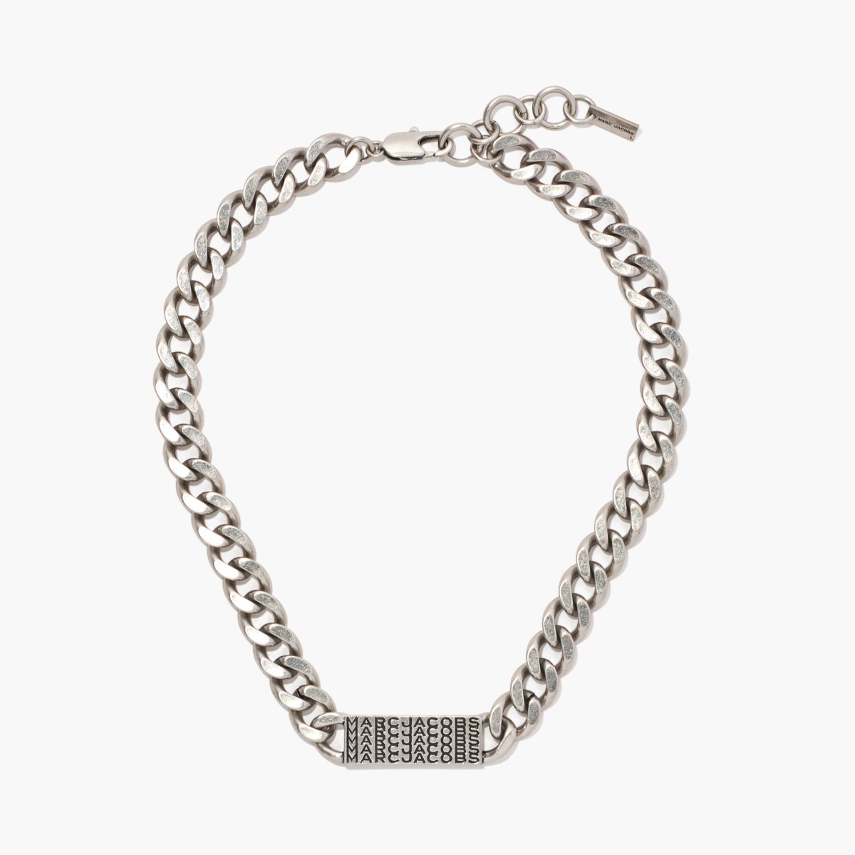 Marc Jacobs Barcode Monogram ID Chain Necklace Stříbrné | CGDOR5736