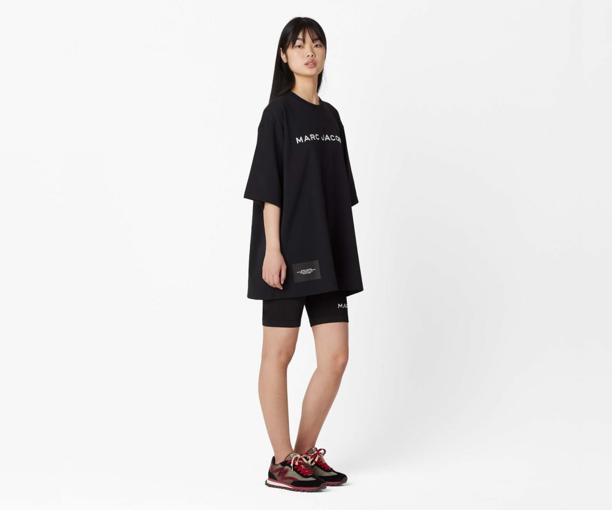 Marc Jacobs Big T-Shirt Černé | LSPDK3628