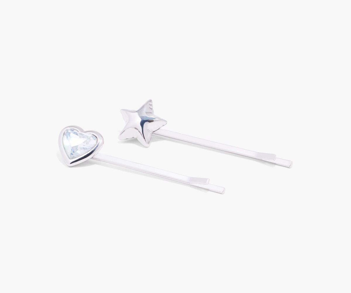 Marc Jacobs Charmed Hair Pin Set Viacfarebný Stříbrné | YTHXV5471