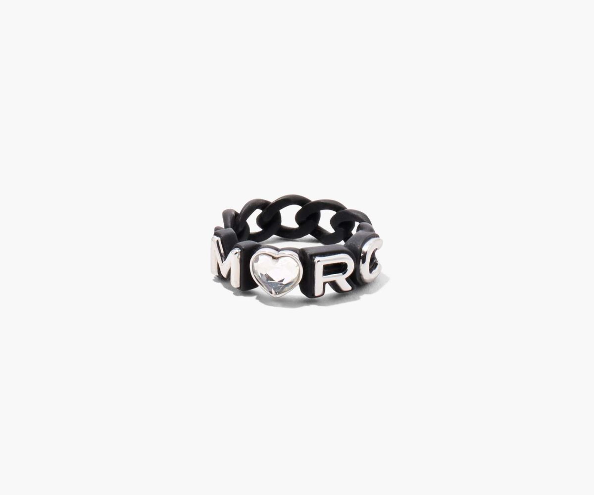 Marc Jacobs Charmed Marc Chain Ring Černé Viacfarebný | XUKDT4537