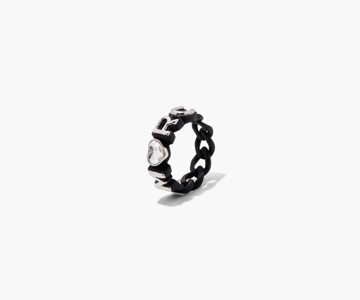 Marc Jacobs Charmed Marc Chain Ring Černé Viacfarebný | XUKDT4537