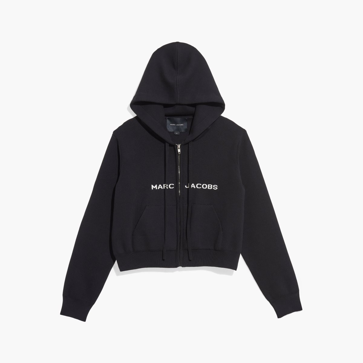 Marc Jacobs Cropped Zip Hoodie Černé | LCAFV9401