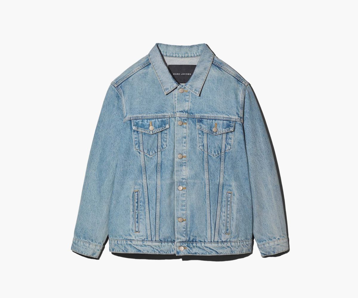 Marc Jacobs Denim Trucker Jacket Oranžové Blankyt | KWPQO6503