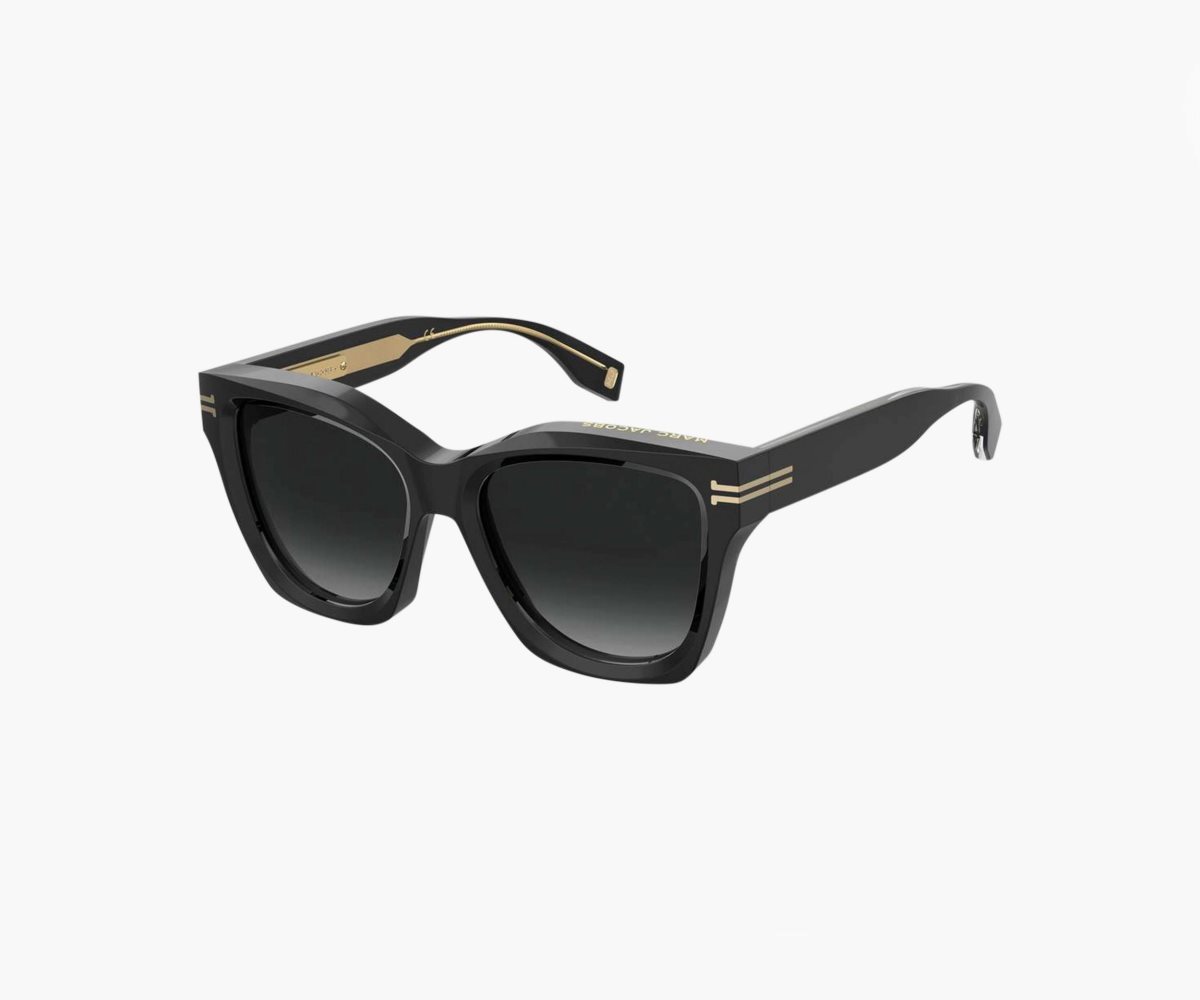 Marc Jacobs Icon Edge Oversized Square Sunglasses Černé | TMAGV1063