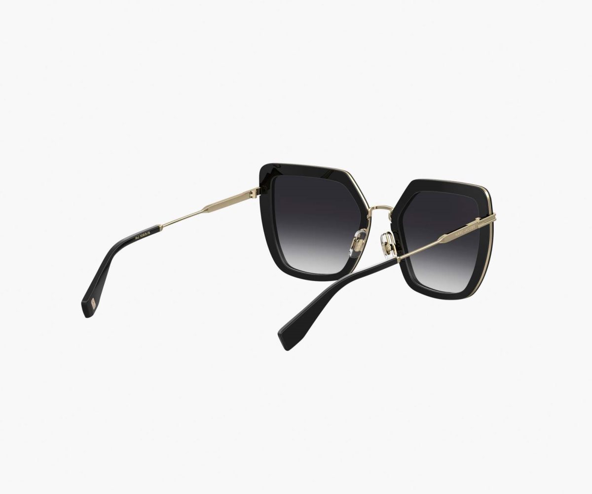 Marc Jacobs Icon Oversized Butterfly Sunglasses Černé Zlaté | HTWRI7185