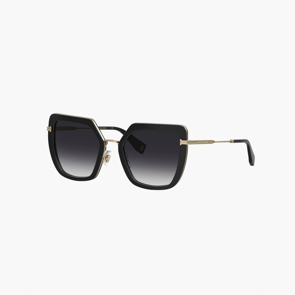 Marc Jacobs Icon Oversized Butterfly Sunglasses Černé Zlaté | HTWRI7185