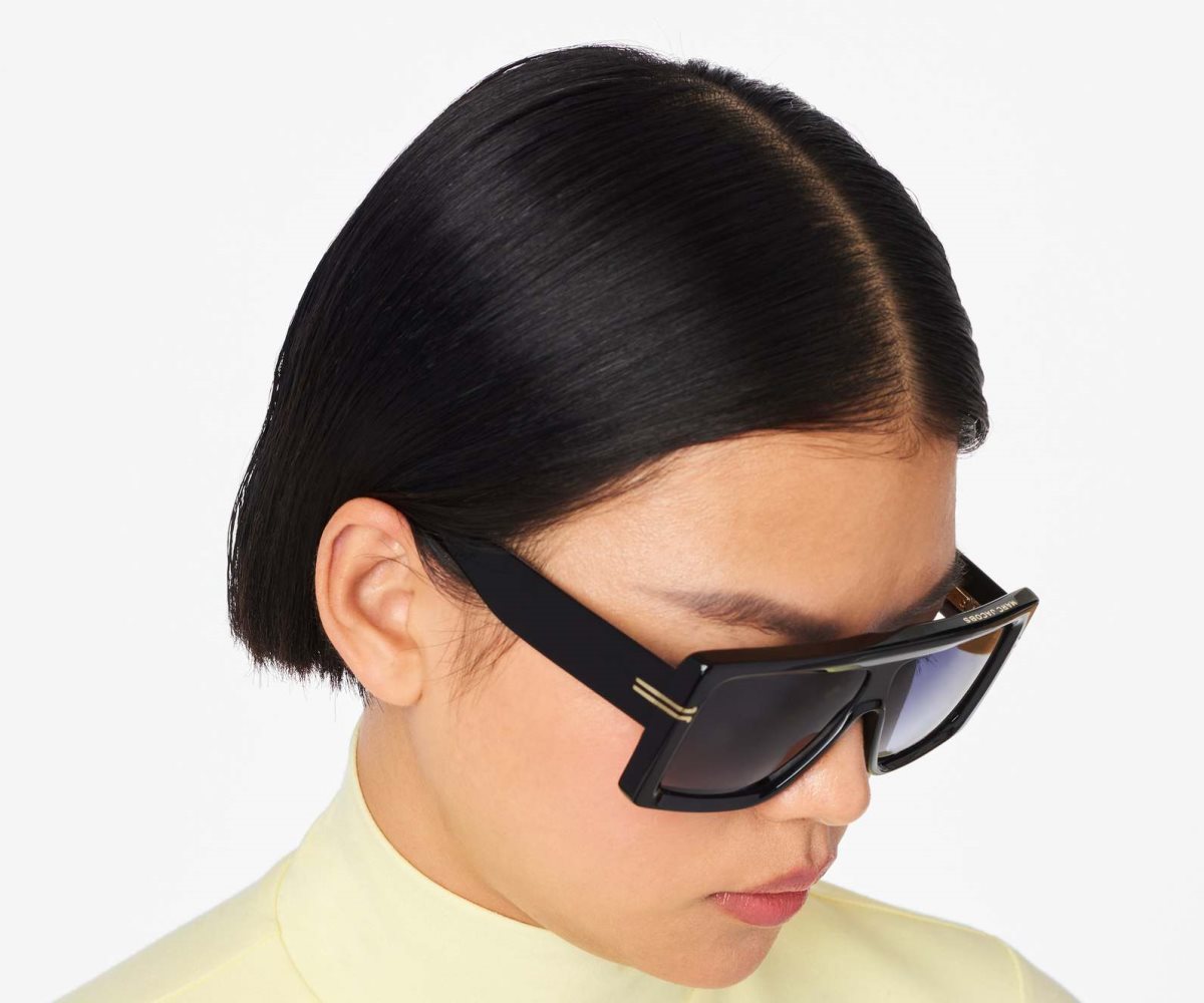 Marc Jacobs Icon Rectangular Sunglasses Černé | EYJLO4758