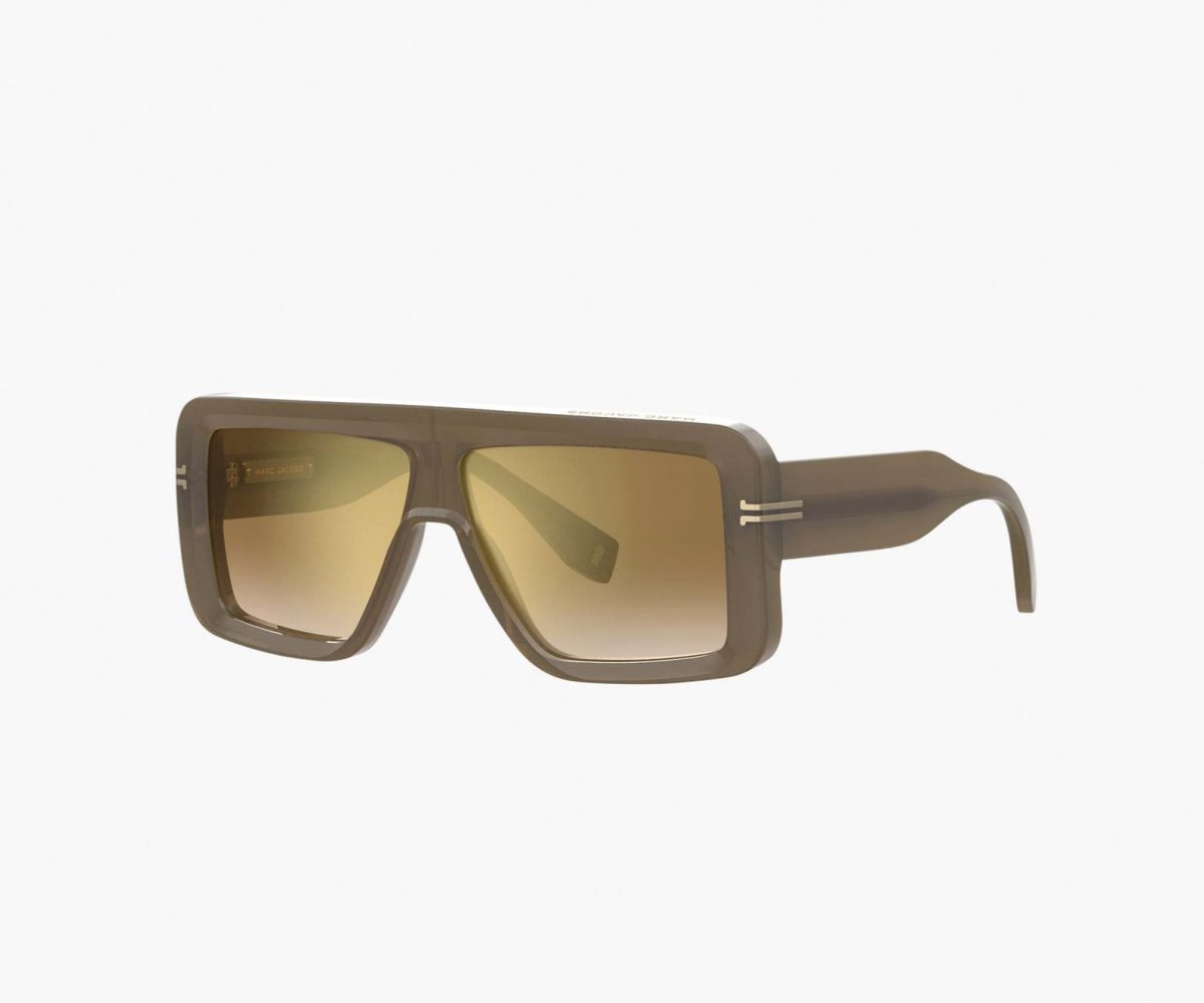 Marc Jacobs Icon Rectangular Sunglasses Olivy Zelené | NHDEA7512