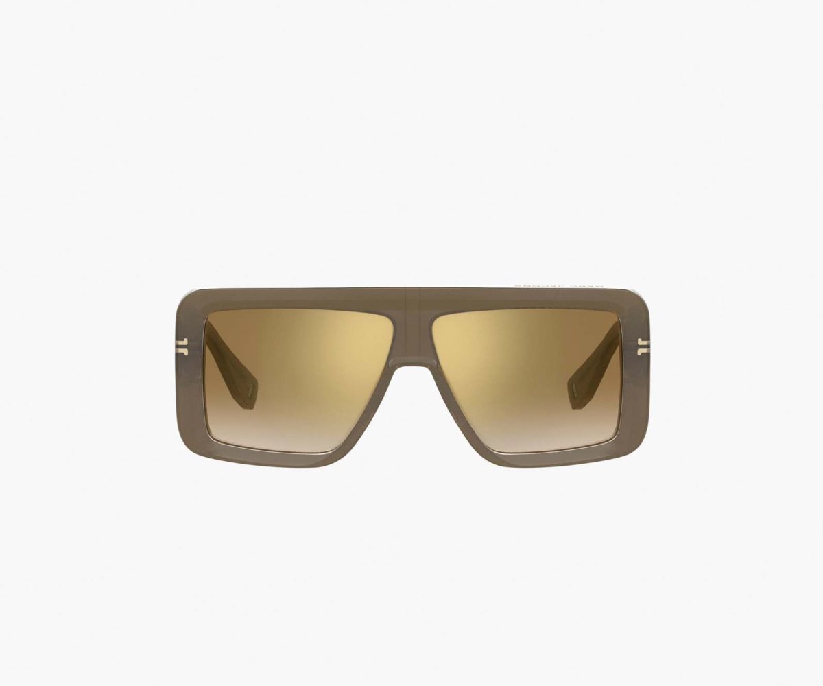 Marc Jacobs Icon Rectangular Sunglasses Olivy Zelené | NHDEA7512