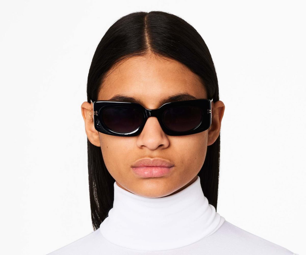 Marc Jacobs Icon Rectangular Sunglasses Černé | QKRHG6135