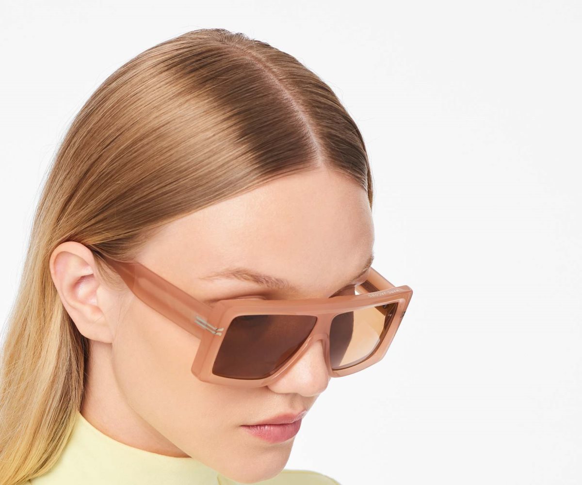 Marc Jacobs Icon Rectangular Sunglasses Béžový | YNVIH6507