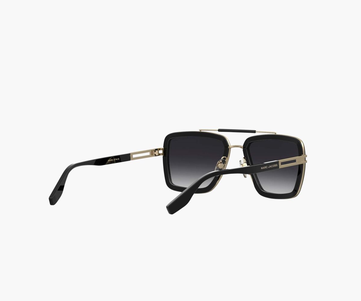 Marc Jacobs Icon Square Pilot Sunglasses Černé | WQDRN7192