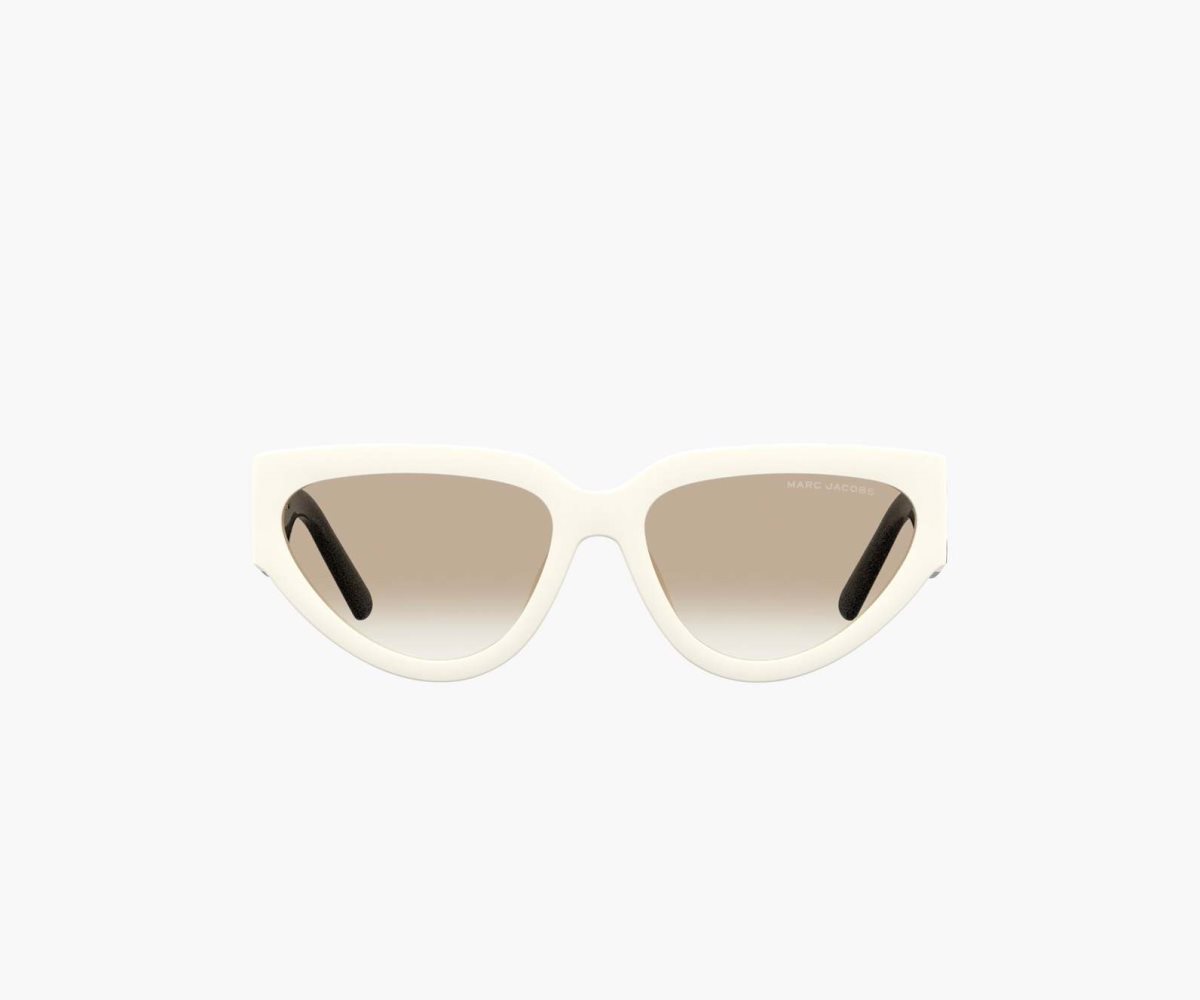 Marc Jacobs J Marc Cat Eye Sunglasses Bílé Černé | VKXZM8403