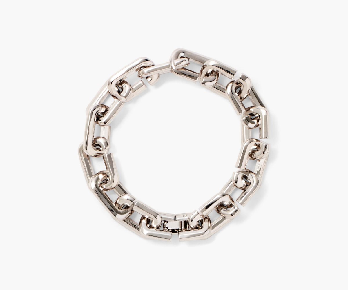 Marc Jacobs J Marc Chain Link Bracelet Stříbrné | YSTQH7685