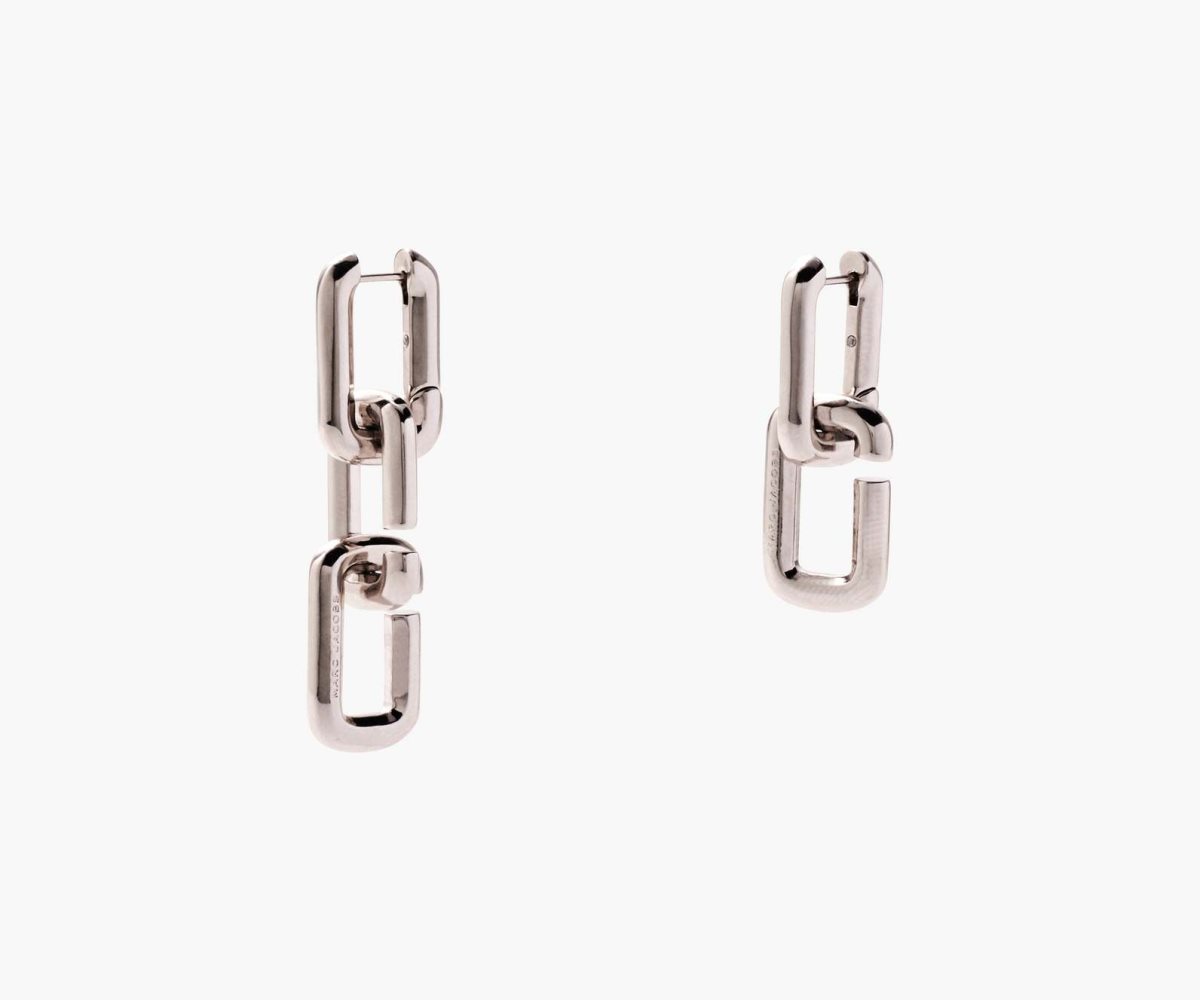 Marc Jacobs J Marc Chain Link Earrings Stříbrné | OMXVJ8921