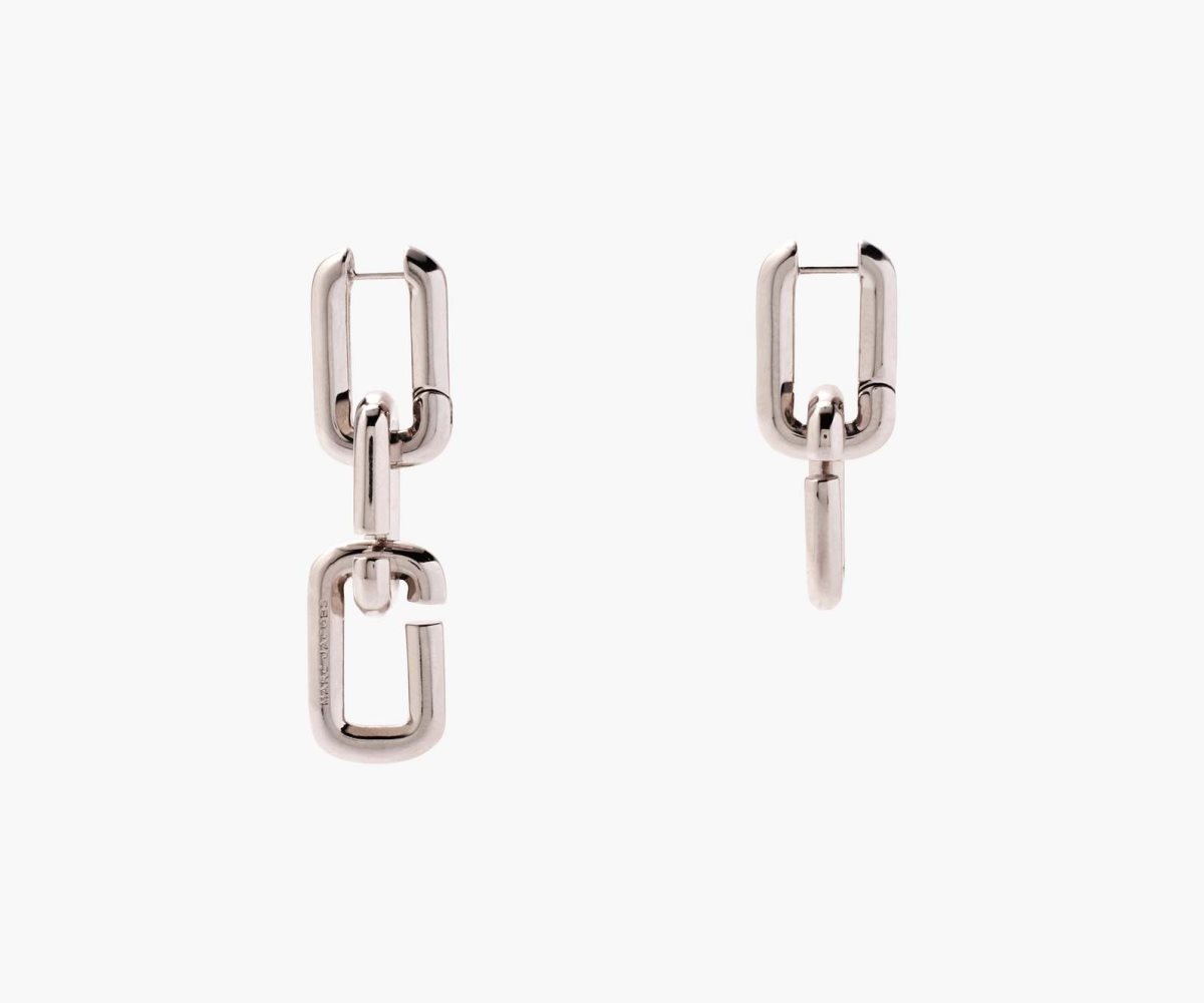 Marc Jacobs J Marc Chain Link Earrings Stříbrné | OMXVJ8921