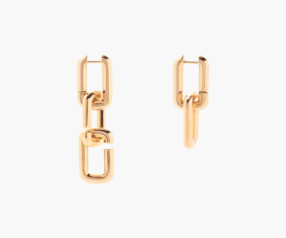 Marc Jacobs J Marc Chain Link Earrings Zlaté | GHARC7165