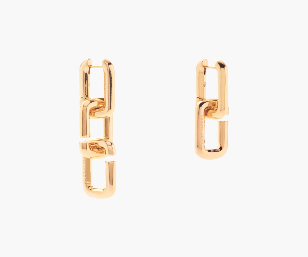 Marc Jacobs J Marc Chain Link Earrings Zlaté | GHARC7165