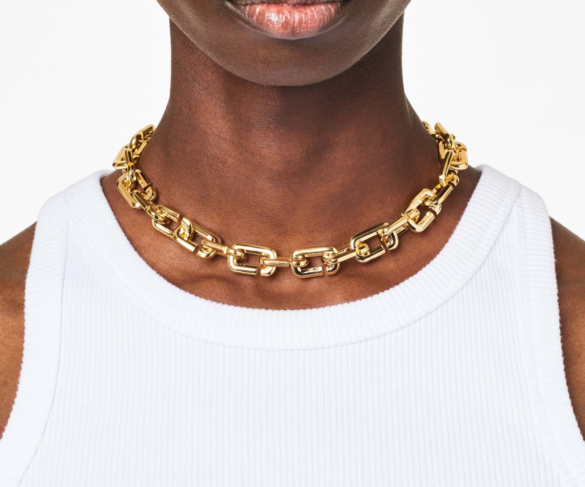 Marc Jacobs J Marc Chain Link Necklace Zlaté | XVOSF6347