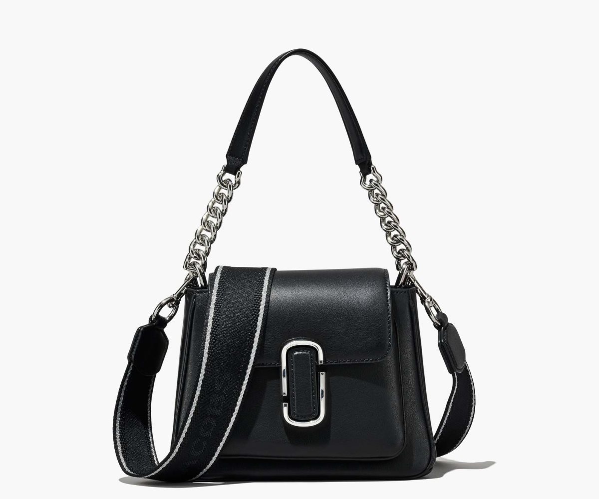 Marc Jacobs J Marc Chain Mini Satchel Černé Stříbrné | CZRWT3506