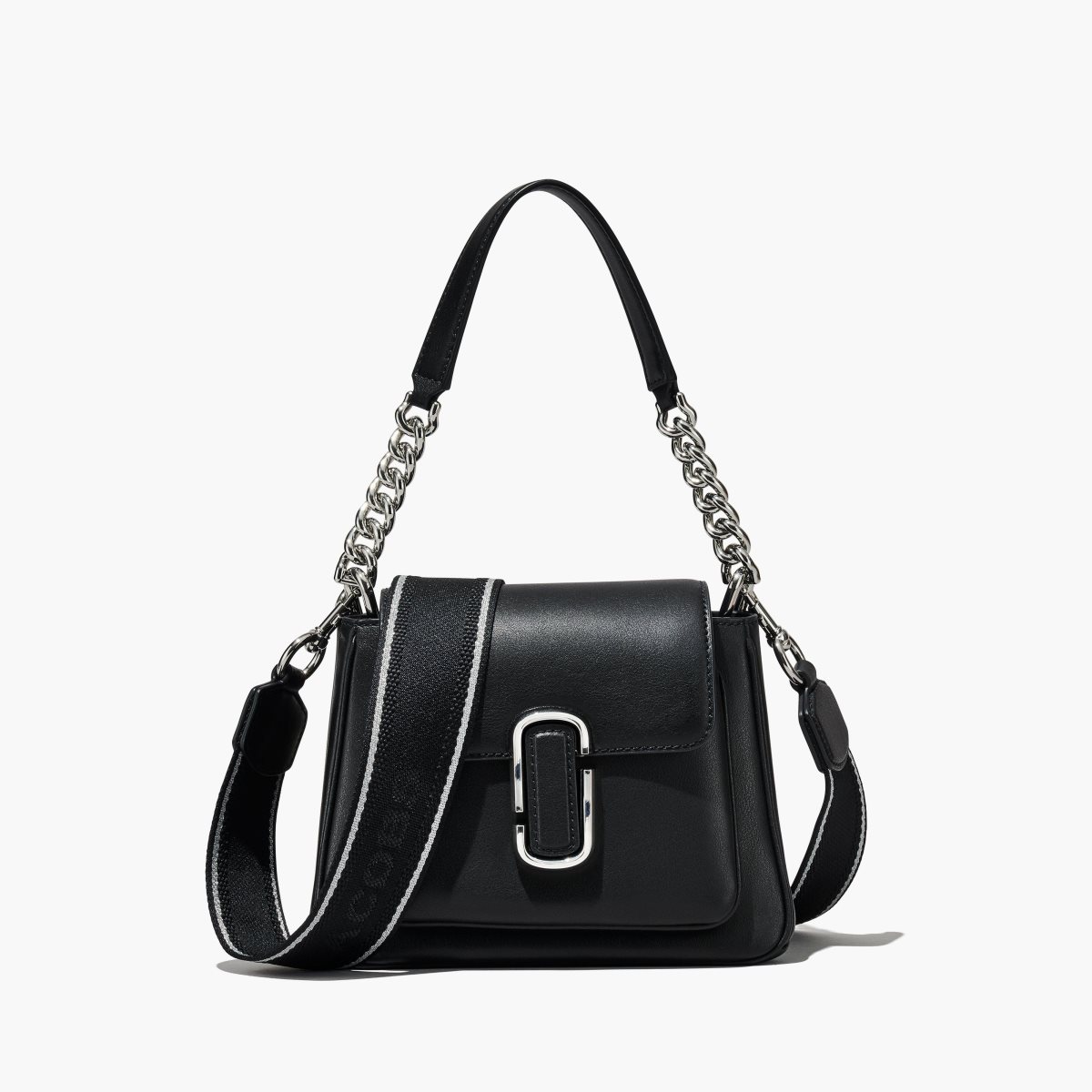 Marc Jacobs J Marc Chain Mini Satchel Černé Stříbrné | CZRWT3506