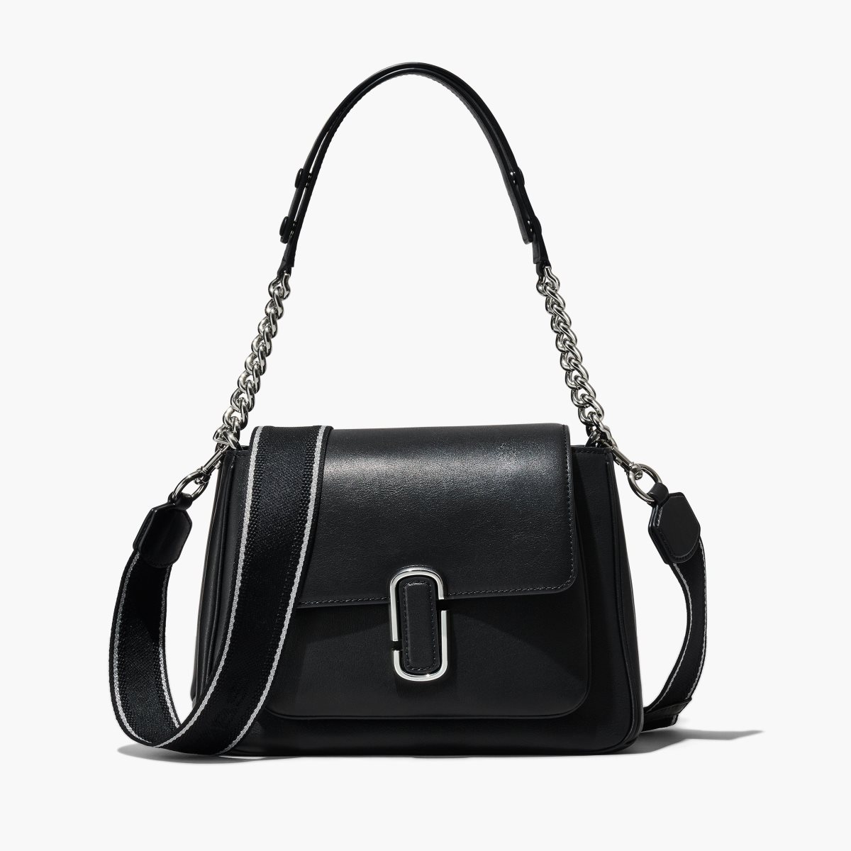 Marc Jacobs J Marc Chain Satchel Černé Stříbrné | ALTMW4821