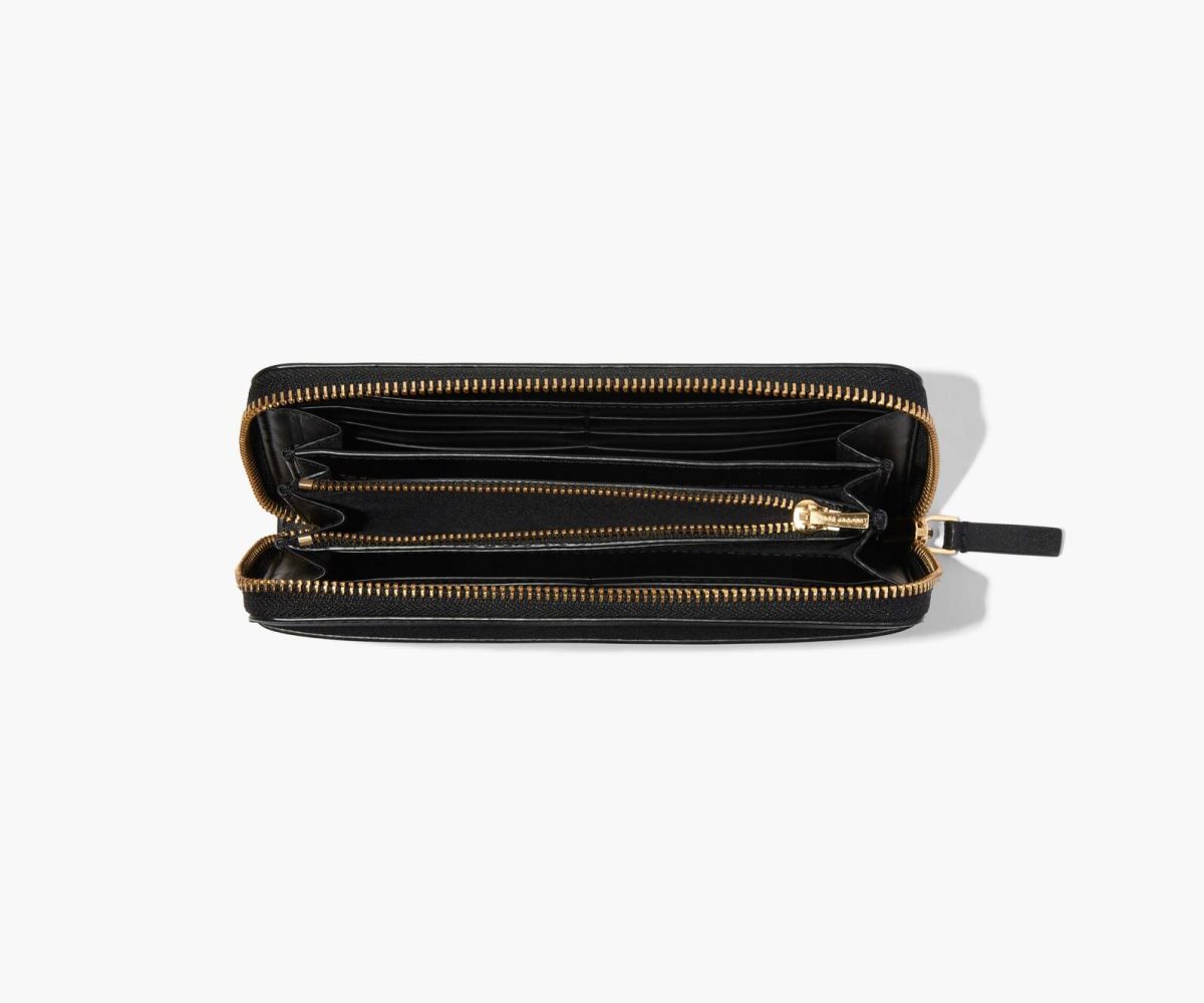 Marc Jacobs J Marc Continental Wallet Černé | QPWXB9384