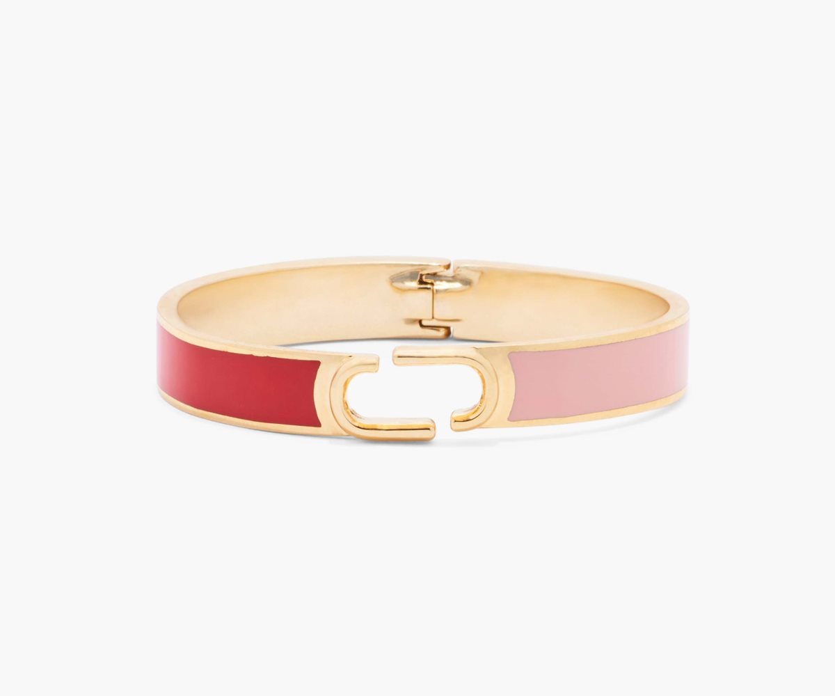 Marc Jacobs J Marc Hinge Bangle Červené Viacfarebný Zlaté | LAWNP0859