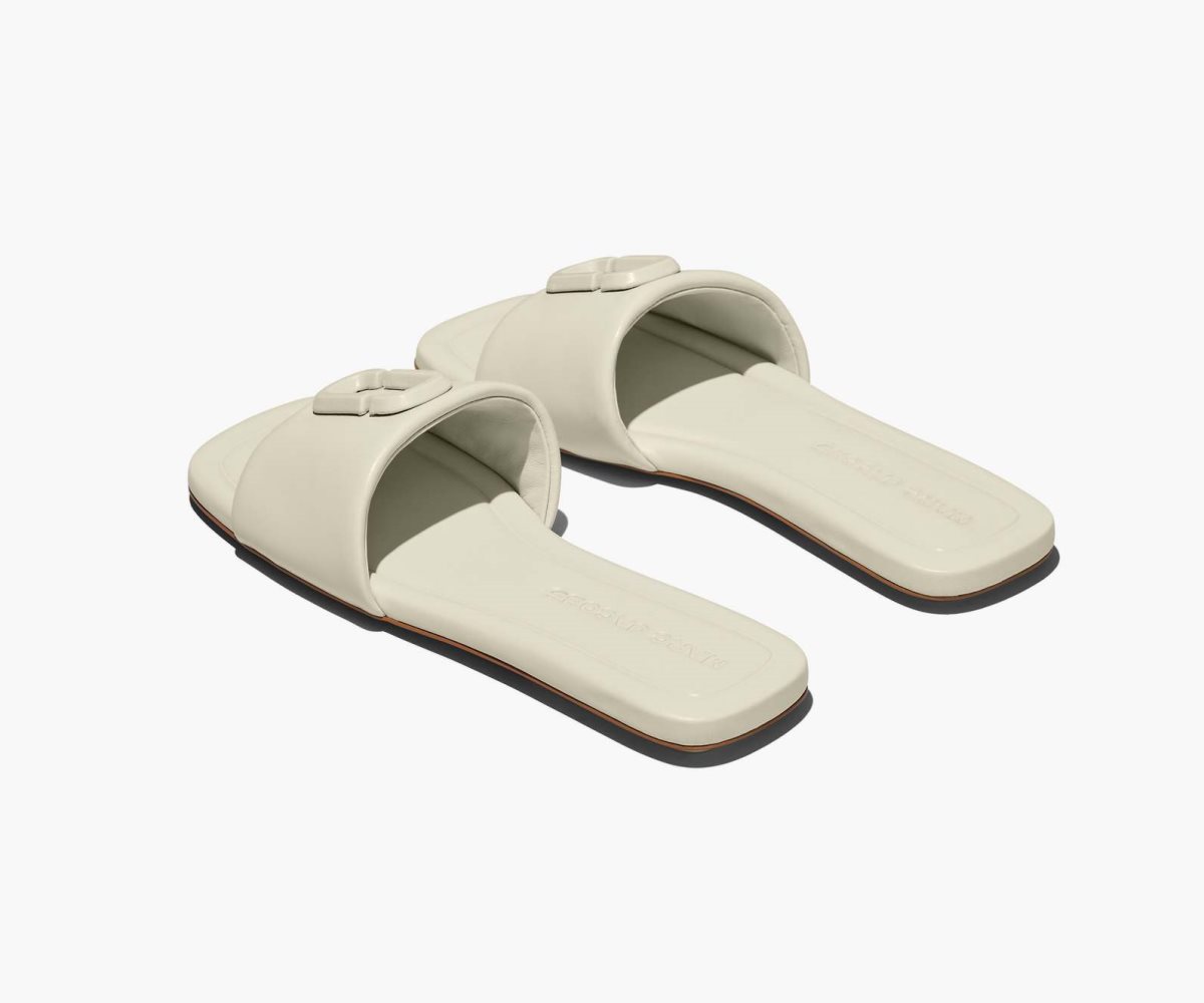 Marc Jacobs J Marc Læder Sandal Bílé | YCMUW2698