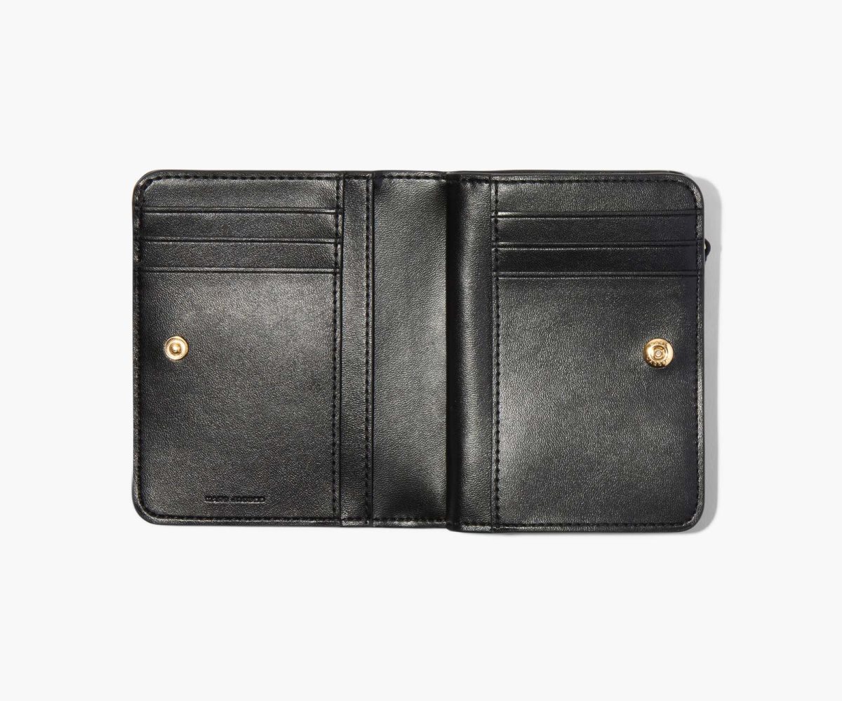 Marc Jacobs J Marc Mini Compact Wallet Černé | WOUAY7306