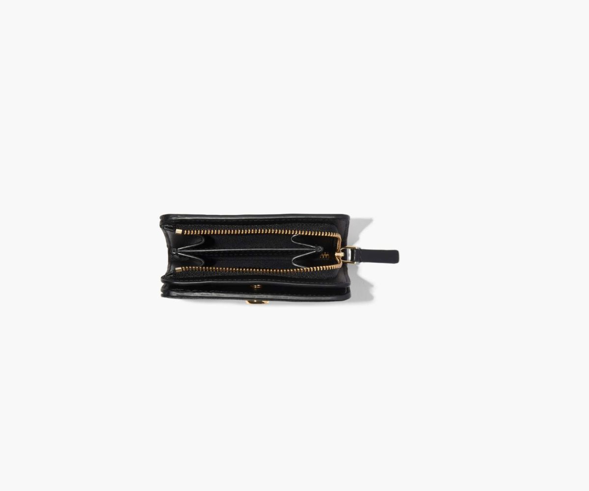 Marc Jacobs J Marc Mini Compact Wallet Černé | WOUAY7306