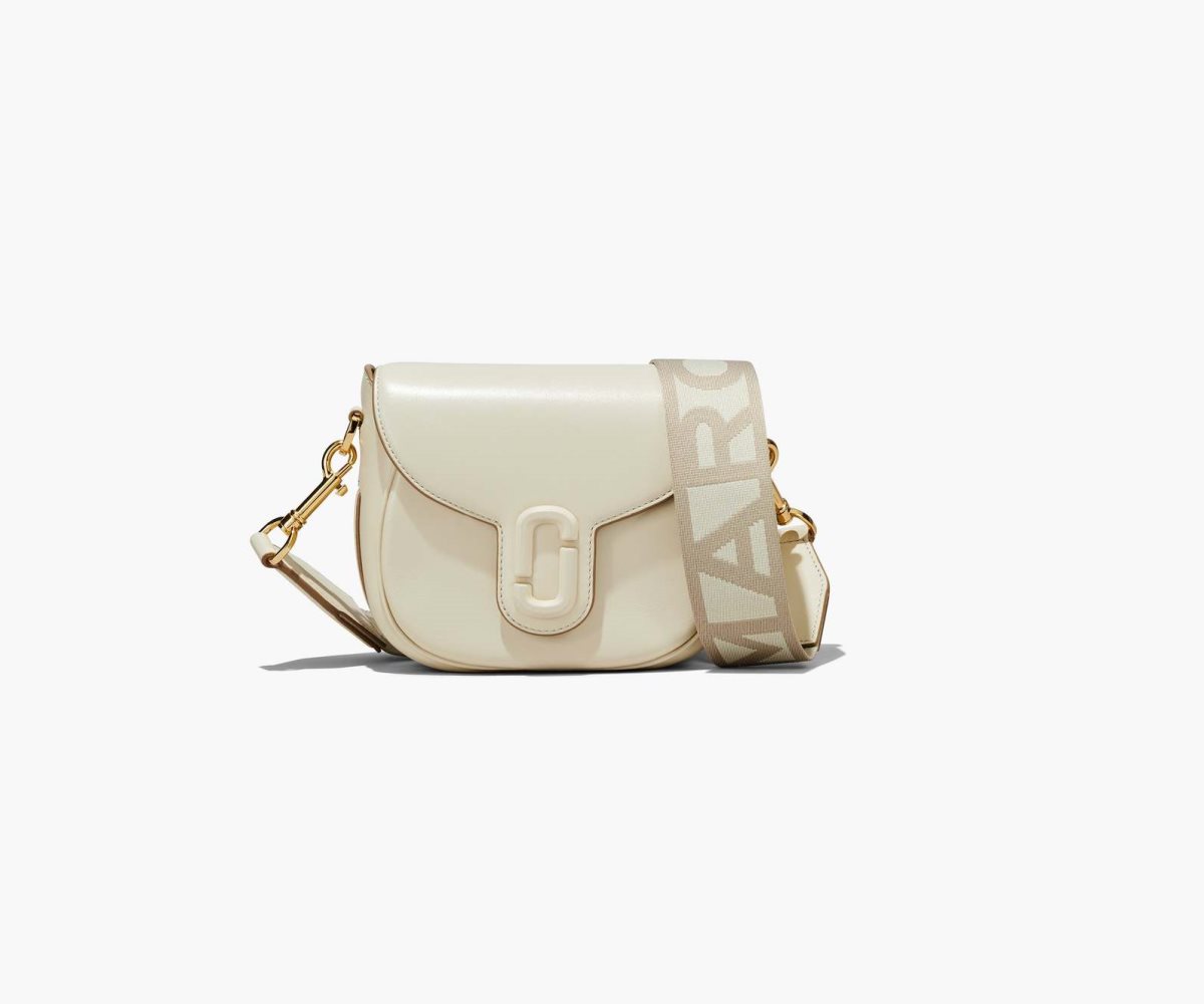 Marc Jacobs J Marc Small Saddle Bag Bílé | OFNMG1840