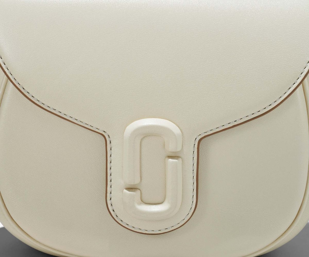 Marc Jacobs J Marc Small Saddle Bag Bílé | OFNMG1840