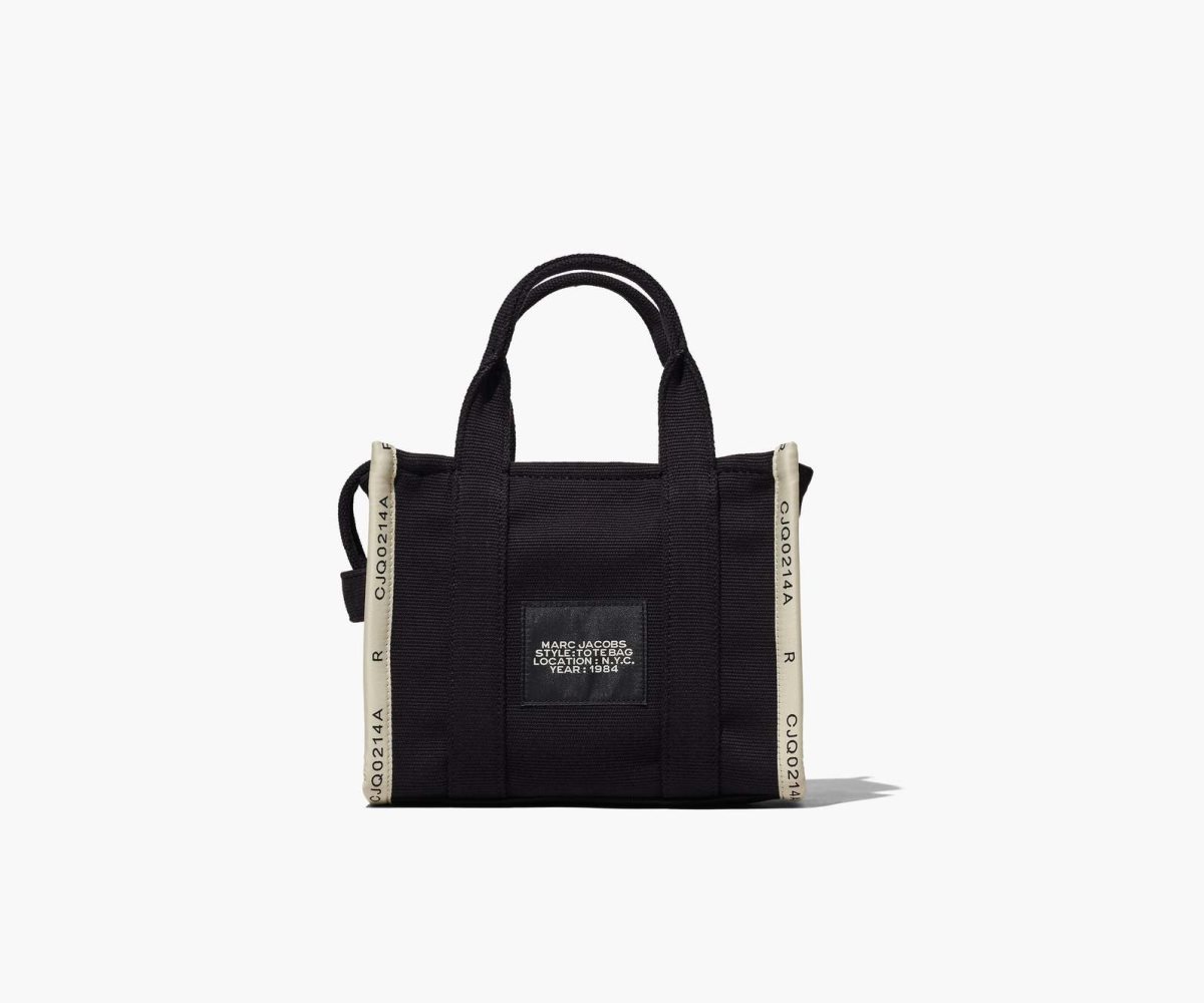 Marc Jacobs Jacquard Mini Tote Bag Černé | PDHOQ8540