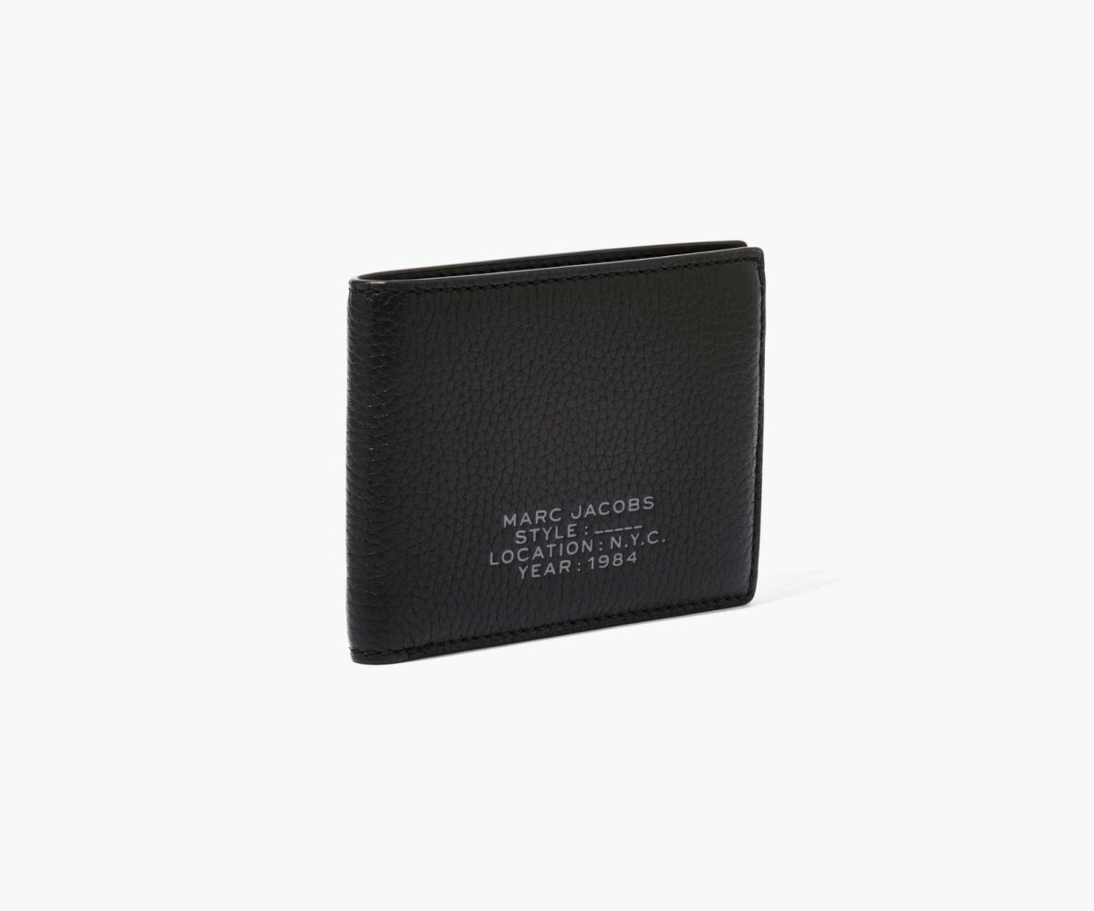 Marc Jacobs Læder Billfold Wallet Černé | JMIZT2089