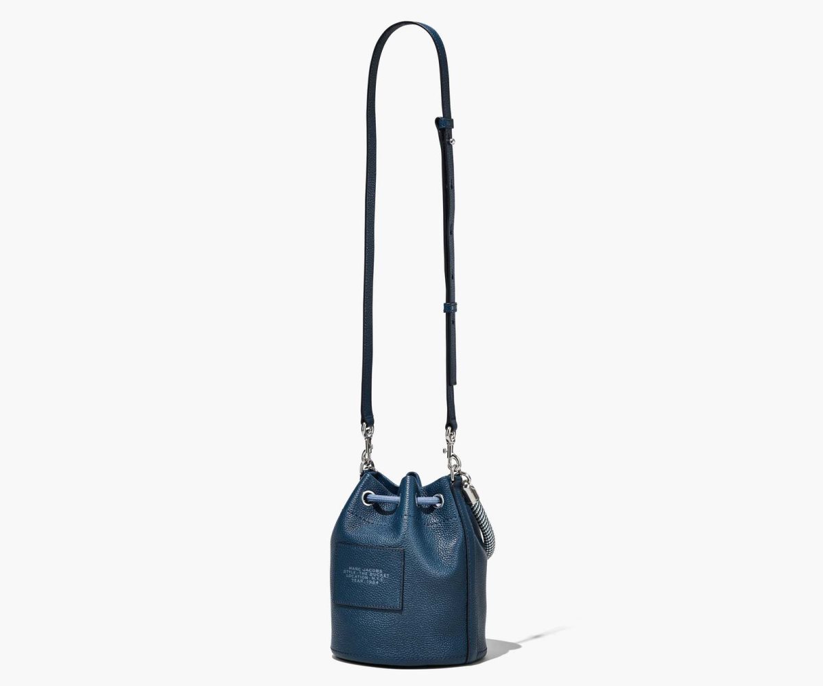 Marc Jacobs Læder Bucket Bag Blankyt | JWVLX2374