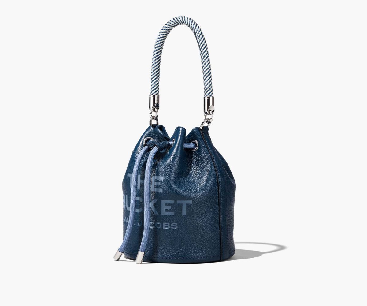 Marc Jacobs Læder Bucket Bag Blankyt | JWVLX2374