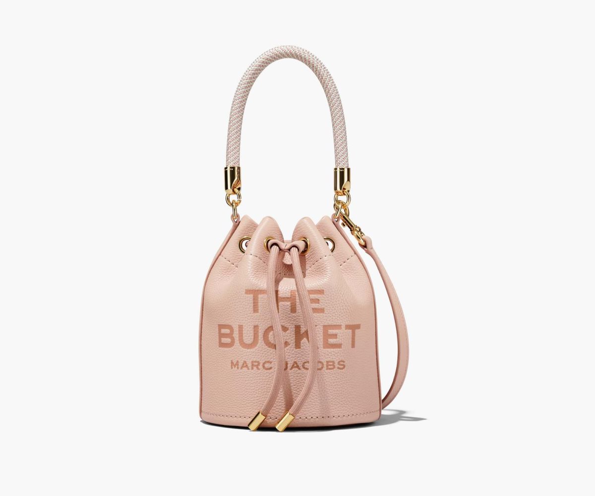 Marc Jacobs Læder Bucket Bag Růžové | QHBNS1679