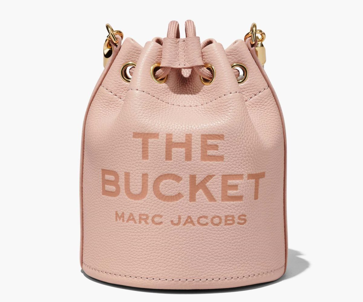 Marc Jacobs Læder Bucket Bag Růžové | QHBNS1679