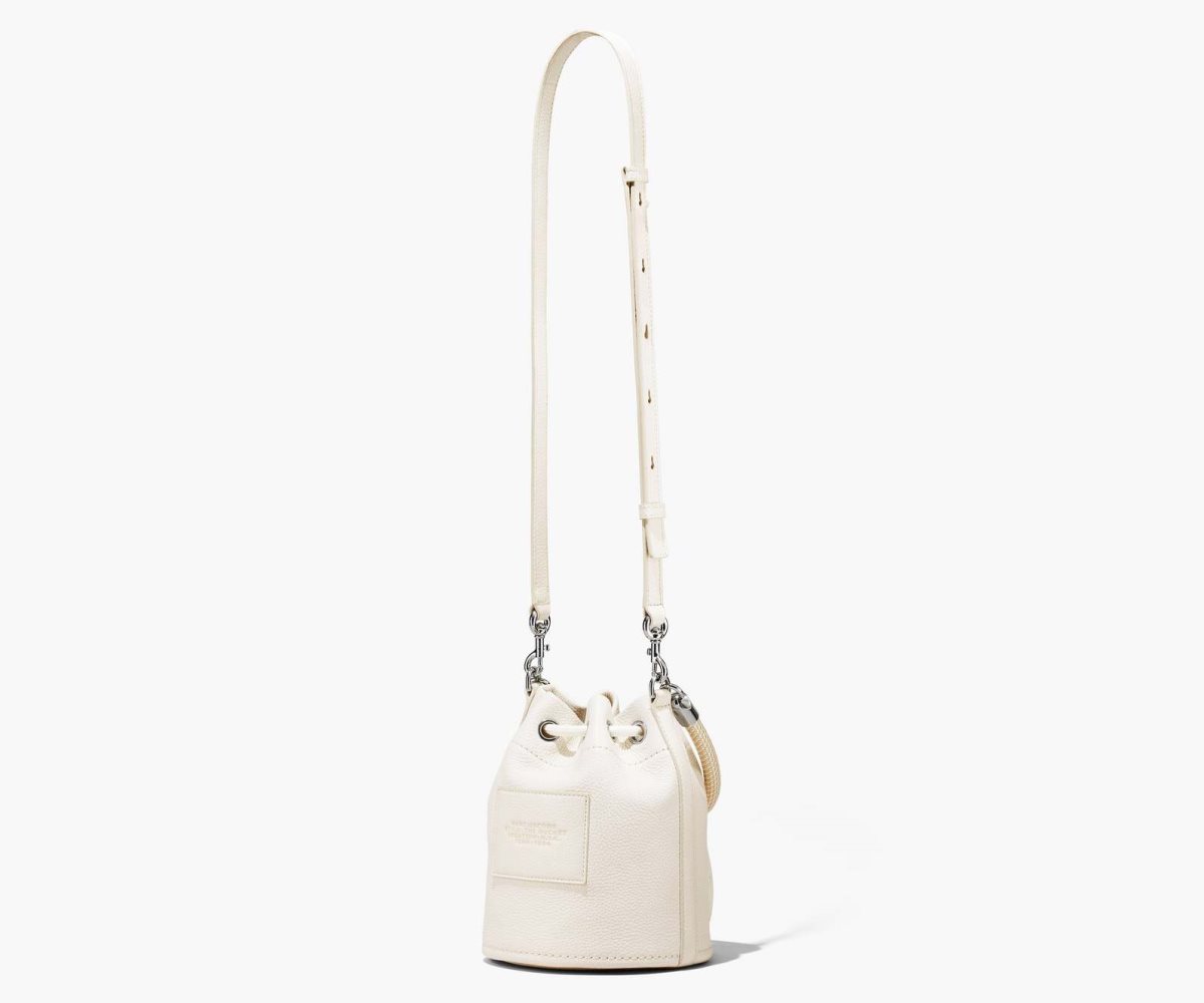 Marc Jacobs Læder Bucket Bag Stříbrné | PWDAL8192