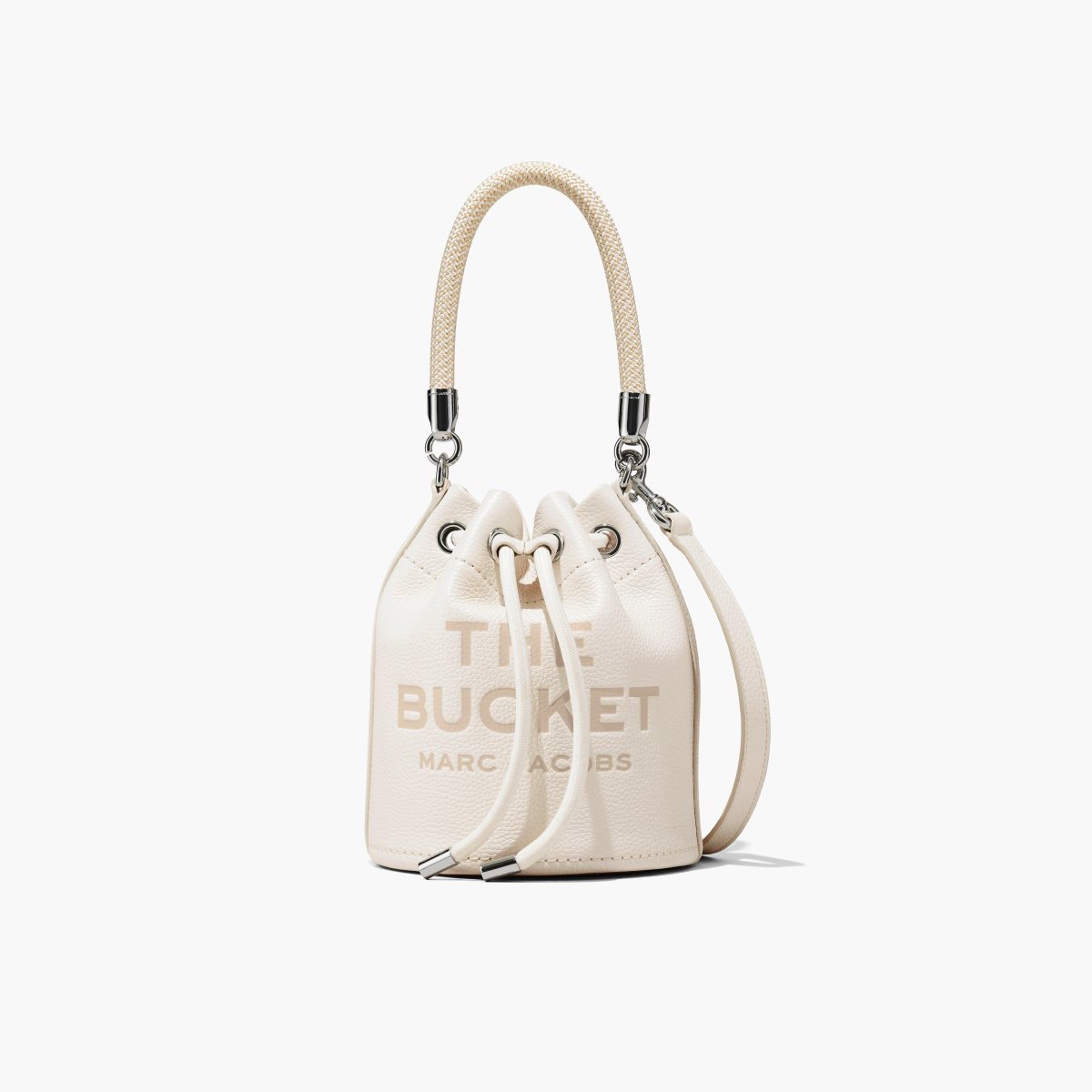 Marc Jacobs Læder Bucket Bag Stříbrné | PWDAL8192