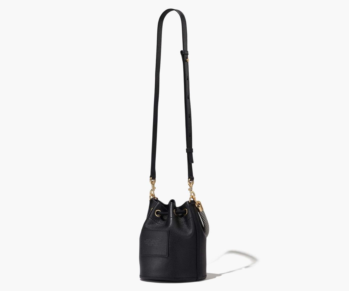 Marc Jacobs Læder Bucket Bag Černé | ERCQN4270