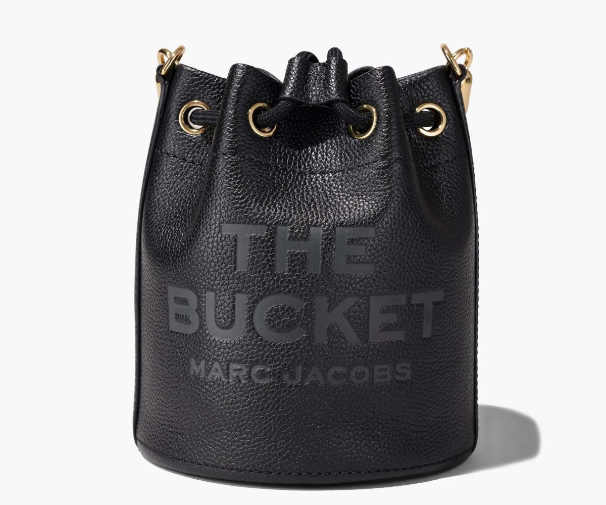 Marc Jacobs Læder Bucket Bag Černé | ERCQN4270