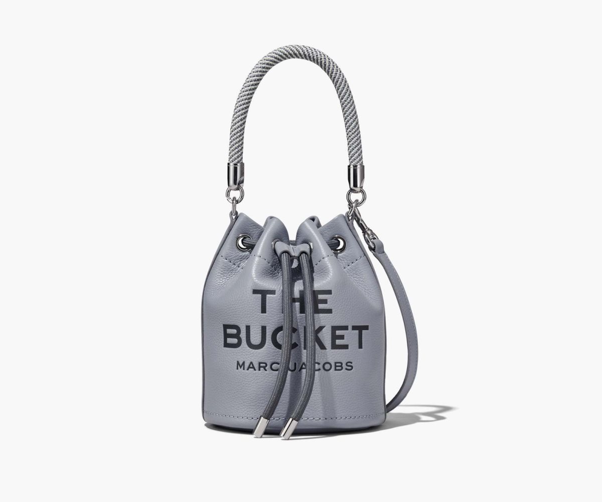 Marc Jacobs Læder Bucket Bag Šedé | ILANW6593