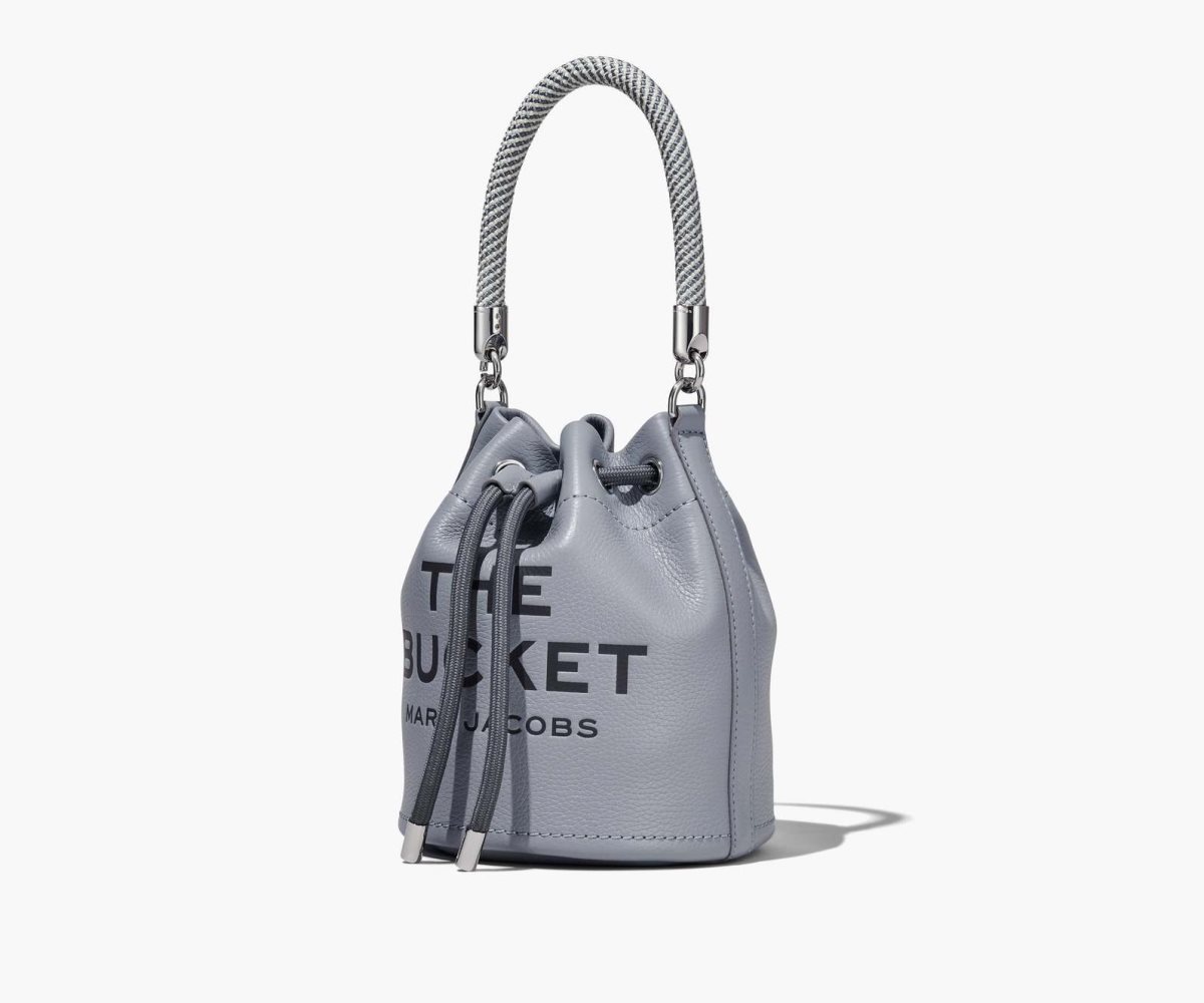 Marc Jacobs Læder Bucket Bag Šedé | ILANW6593