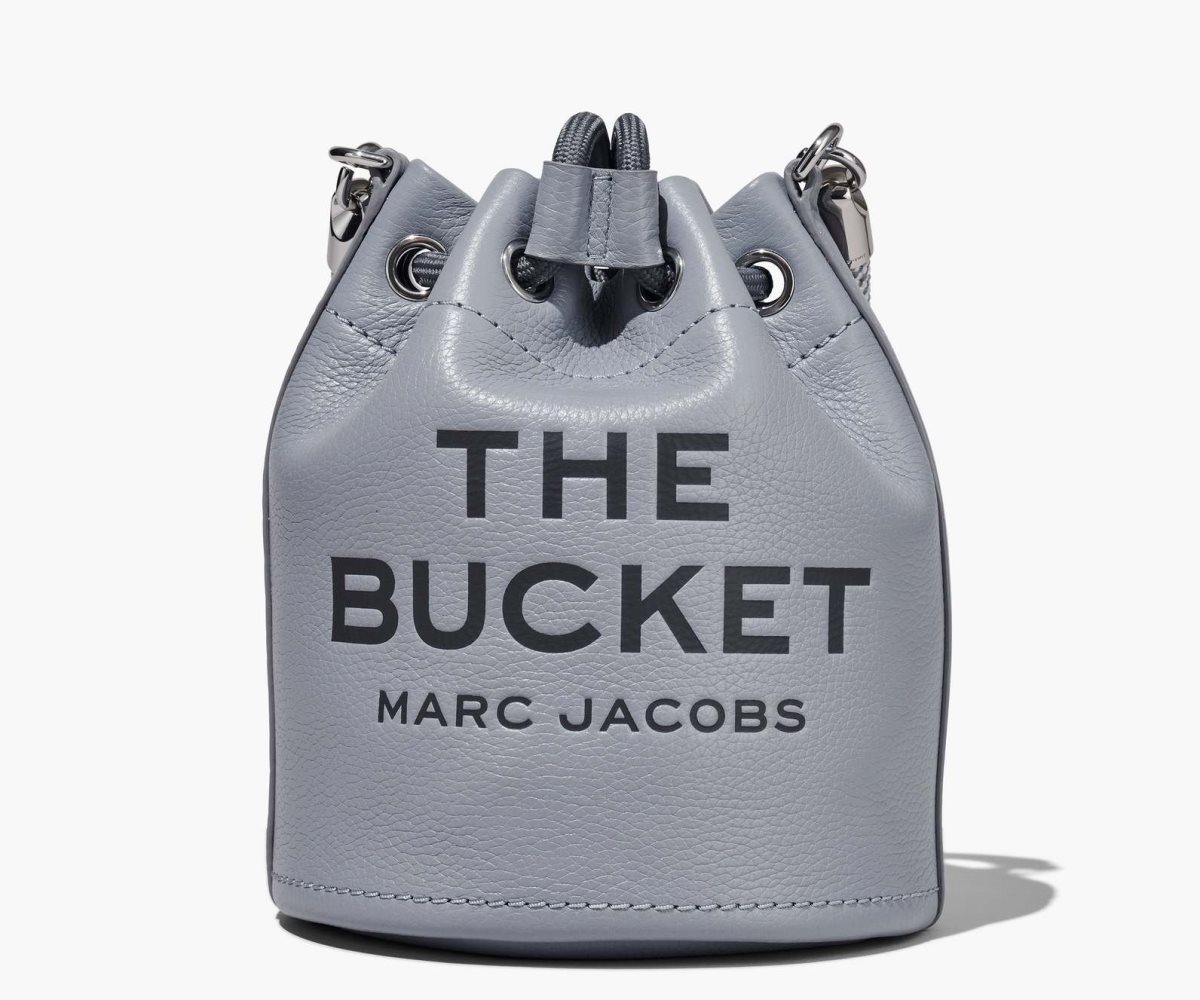 Marc Jacobs Læder Bucket Bag Šedé | ILANW6593