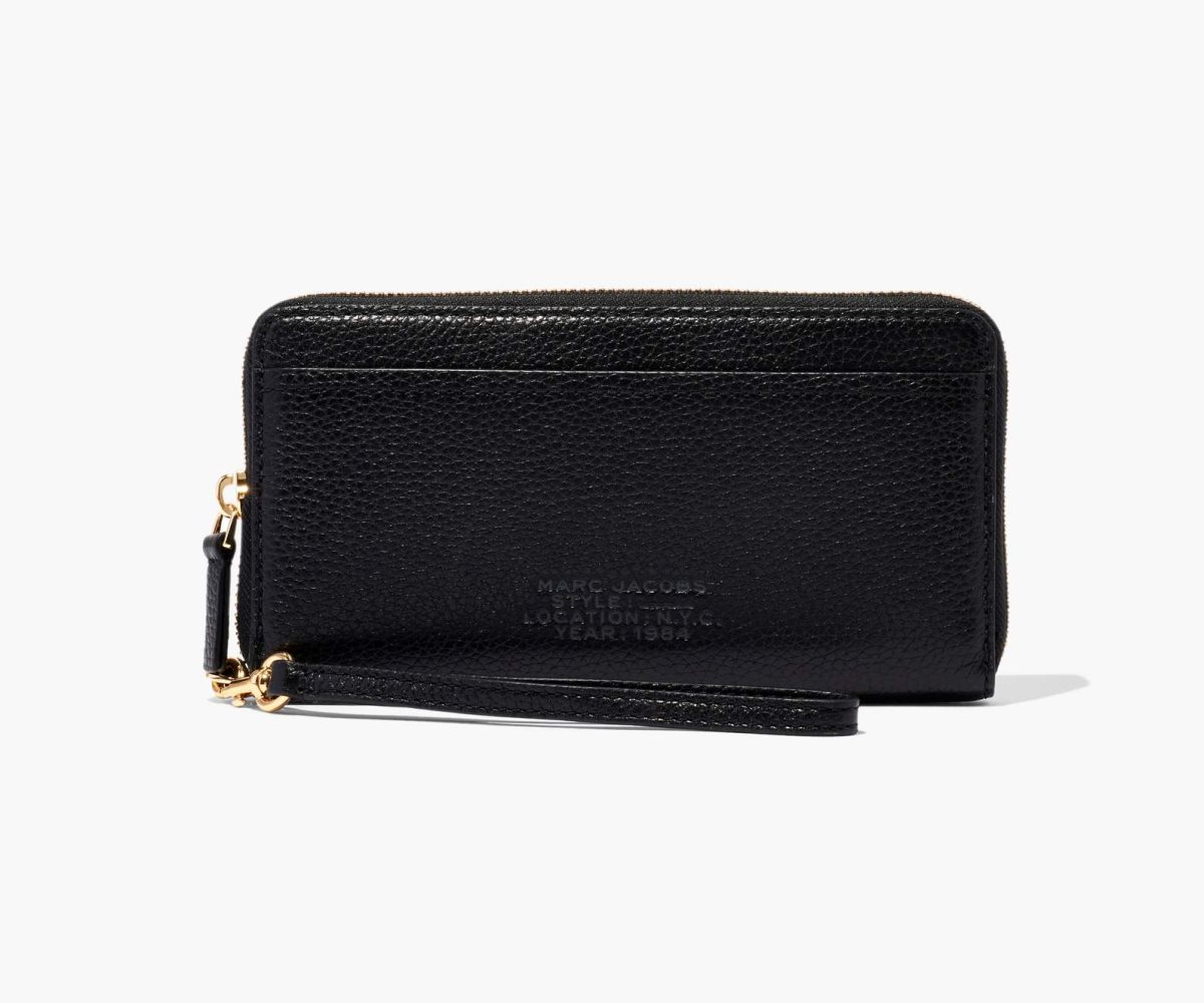 Marc Jacobs Læder Continental Wallet Černé | UOHQD3219