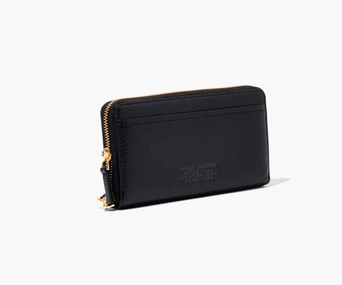 Marc Jacobs Læder Continental Wallet Černé | UOHQD3219