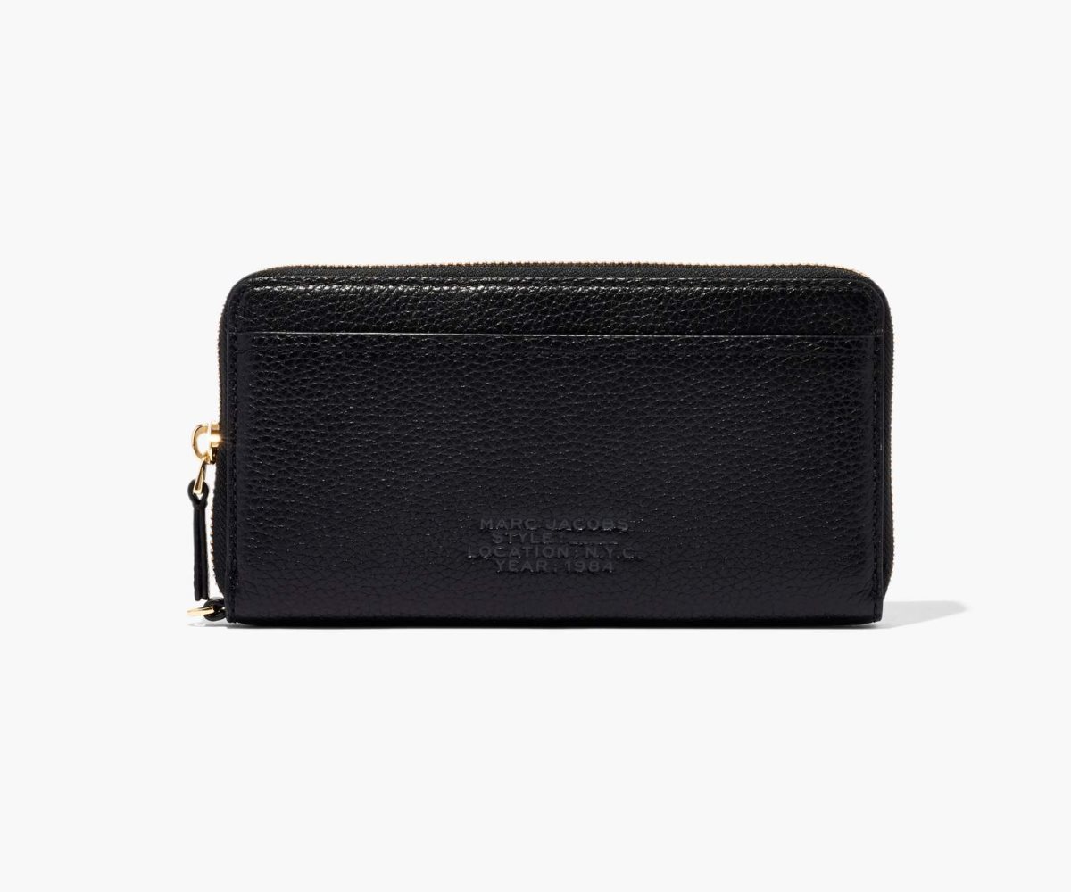 Marc Jacobs Læder Continental Wallet Černé | UOHQD3219