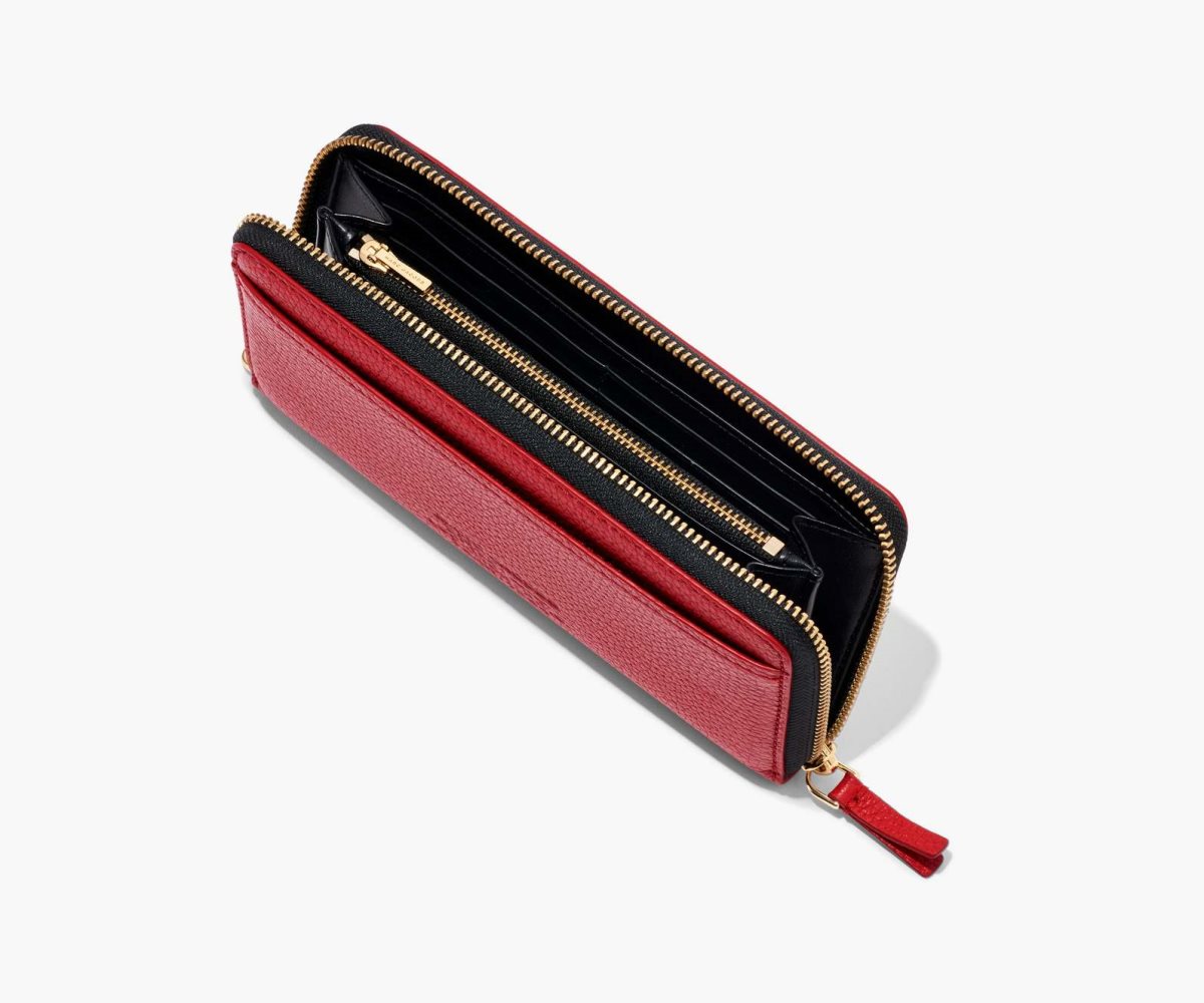 Marc Jacobs Læder Continental Wallet Červené | YCFQB2630